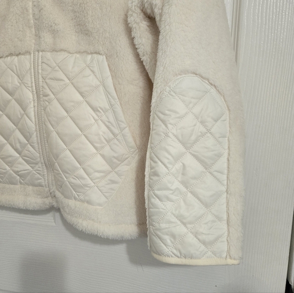 Isaac Mizrahi Soft Fuzzy Jacket Women's Size Large Zip-Up Oversized Stylish - Picture 5 of 8